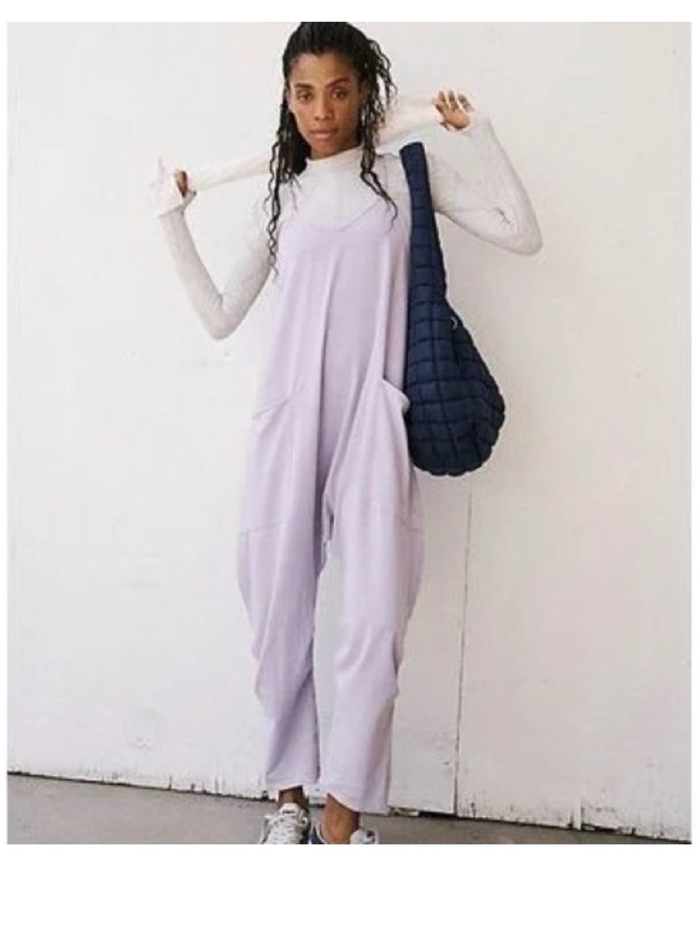 Free People Lilac Hotshot onesie nwot